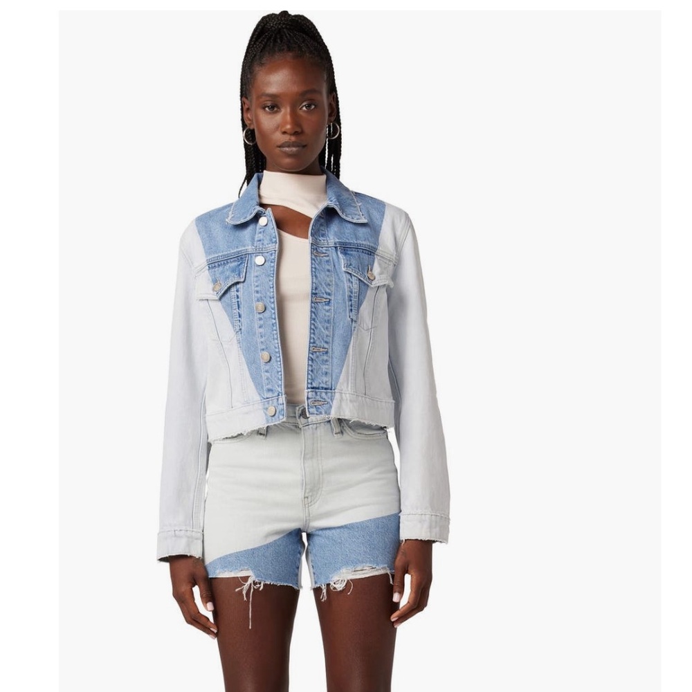 + HUDSON JEANS + Gia Classic Trucker Denim Jacket